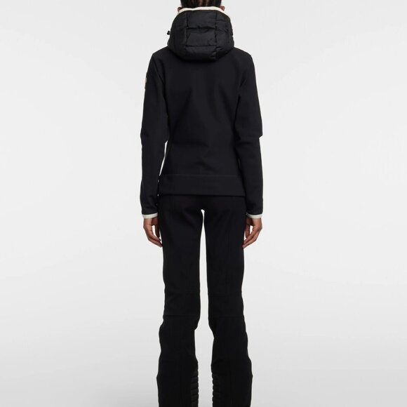 Moncler Grenoble Hooded paneled twill and quilted stretch-shell down jacket - Picture 2 of 11